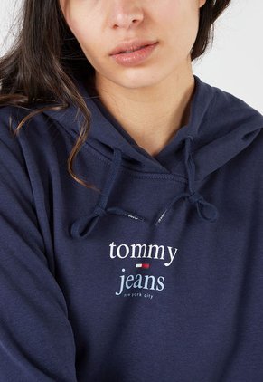 Hoodie Azul-Blanco-Celeste Tommy Jeans