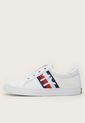 Tenis Lifestyle Blanco-Azul Navy-Rojo Tommy Hilfiger de Tommy Hilfiger
