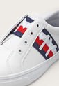 Tenis Lifestyle Blanco-Azul Navy-Rojo Tommy Hilfiger de Tommy Hilfiger