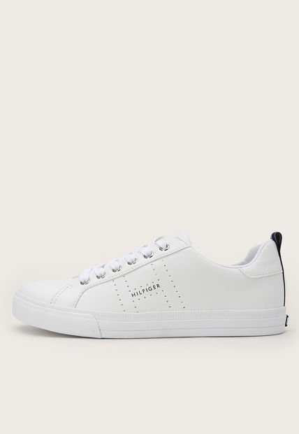 Tenis Lifestyle Blanco-Azul Navy-Rojo Tommy Hilfiger