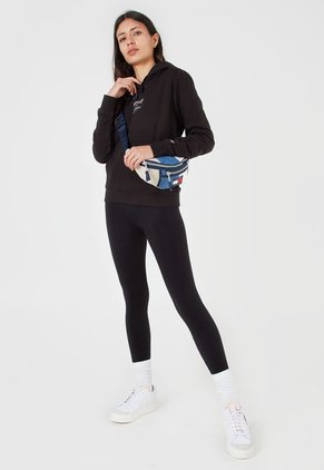 Hoodie Negro-Blanco-Celeste Tommy Jeans