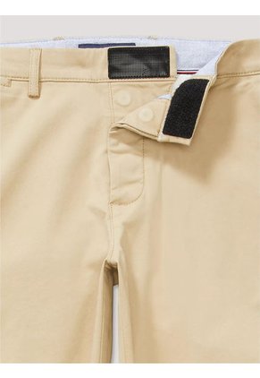 Pantalón Beige Chino Elastico De Corte Recto - Adaptive Tommy Hilfiger