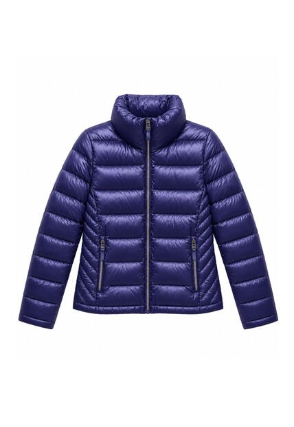 Chaqueta Azul Ligera Packable Con Logo Tommy Hilfiger