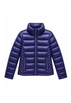 Chaqueta Azul Ligera Packable Con Logo Tommy Hilfiger