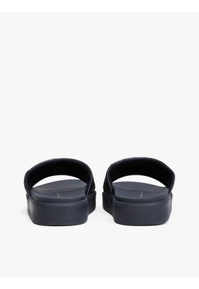 Sandalias Azul De Plataforma Con Monogramas TH Tommy Hilfiger