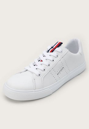 Tenis Lifestyle Blanco-Azul Navy-Rojo Tommy Hilfiger