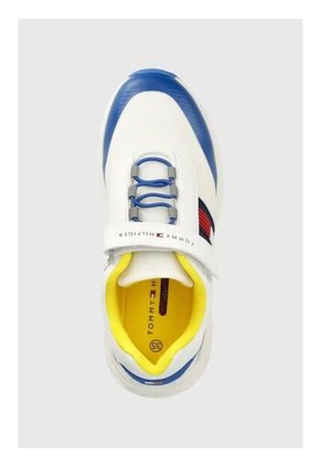 Tenis Blancos Con Velcro Para Niño Tommy Hilfiger