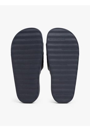 Sandalias Azul De Plataforma Con Monogramas TH Tommy Hilfiger