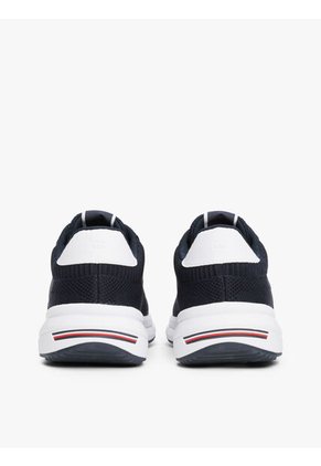 Tenis Azul De Punto Ligeras Con Logo Tommy Hilfiger