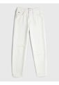 Jeans De Corte Amplio Balloon Y Talle Alto Mujer Blanco Tommy Hilfiger de Tommy Hilfiger