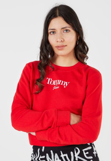 Buzo Rojo-Blanco Tommy Jeans