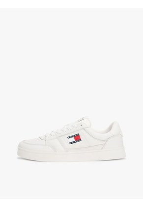Tenis Blanco The Greenwich Essential De Cuero Tommy Hilfiger