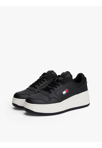 Tenis Negro Retro De Plataforma Tommy Hilfiger Tommy Hilfiger
