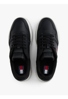 Tenis Negro Retro De Plataforma Tommy Hilfiger