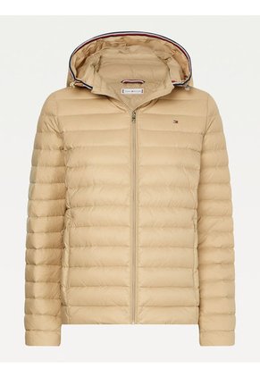 Cálida Chaqueta Con Un Diseño Contemporáneo Café Tommy Hilfiger