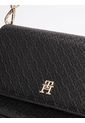 Bolso Negro De Hombro Con Monograma TH Tommy Hilfiger de Tommy Hilfiger