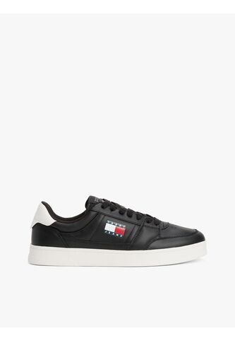 Tenis Negro The Greenwich Essential De Cuero Tommy Hilfiger Tommy Hilfiger