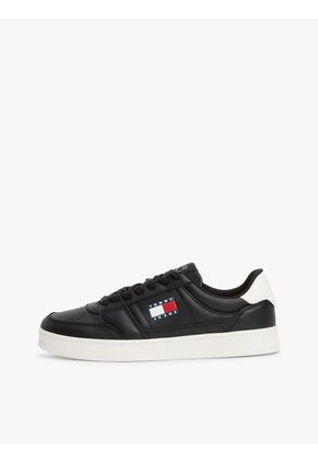Tenis Negro The Greenwich Essential De Cuero Tommy Hilfiger