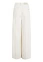 Pantalones Blanco De Talle Alto Y Pierna Ancha Tommy Hilfiger de Tommy Hilfiger