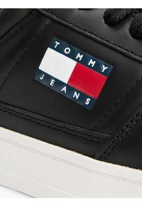 Tenis Negro The Greenwich Essential De Cuero Tommy Hilfiger