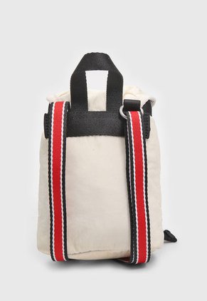 Morral Mini Beige-Negro-Rojo Tommy Hilfiger