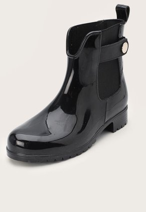 Botín Negro-Rojo-Blanco Tommy Hilfiger