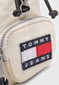 Morral Mini Beige-Negro-Rojo Tommy Hilfiger de Tommy Hilfiger