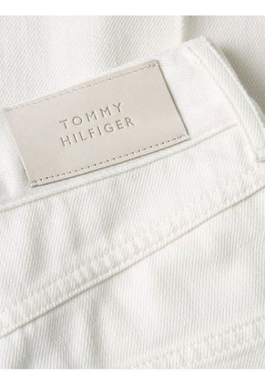 Pantalones Blanco De Talle Alto Y Pierna Ancha Tommy Hilfiger