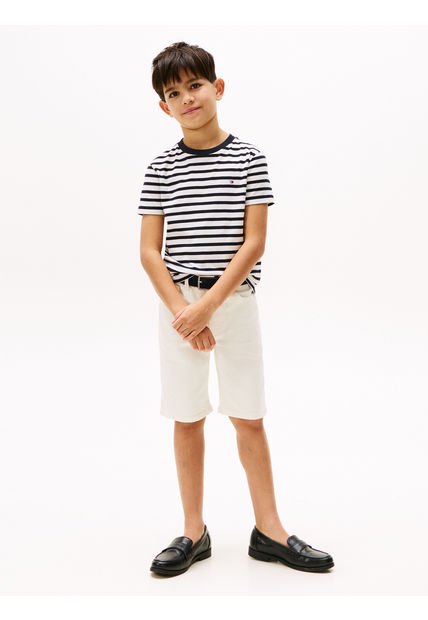 Camiseta Azul Essential De Cuello Redondo Tommy Hilfiger