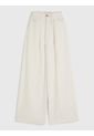 Pantalones Blanco De Talle Alto Y Pierna Ancha Tommy Hilfiger de Tommy Hilfiger