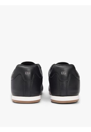Tenis Negro De Cuero Lorun Icon Tommy Hilfiger
