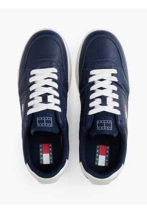 Tenis Azul The Greenwich Essential De Cuero Tommy Hilfiger