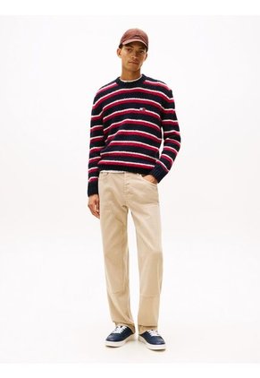 Tenis Azul The Greenwich Essential De Cuero Tommy Hilfiger