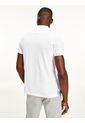 Polo Manga Corta Slim Fit Blanco 985 de Tommy Hilfiger