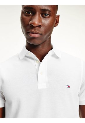 Polo Manga Corta Slim Fit Blanco 985