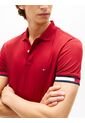 Polo Rojo Slim Con Manga Corta Tommy Hilfiger de Tommy Hilfiger
