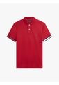 Polo Rojo Slim Con Manga Corta Tommy Hilfiger de Tommy Hilfiger