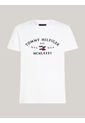 Camiseta Blanca Con Logo Bordado Tommy Hilfiger de Tommy Hilfiger