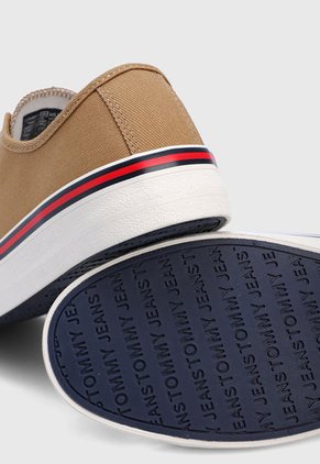 Tenis Lifestyle Café-Blanco-Azul Tommy Jeans