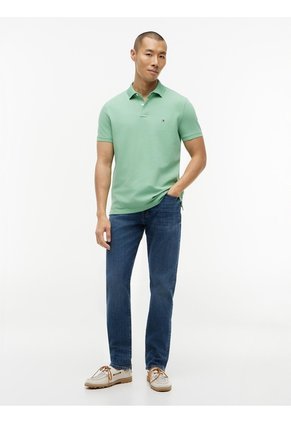 Polo Verde 1985 De Corte Regular Tommy Hilfiger