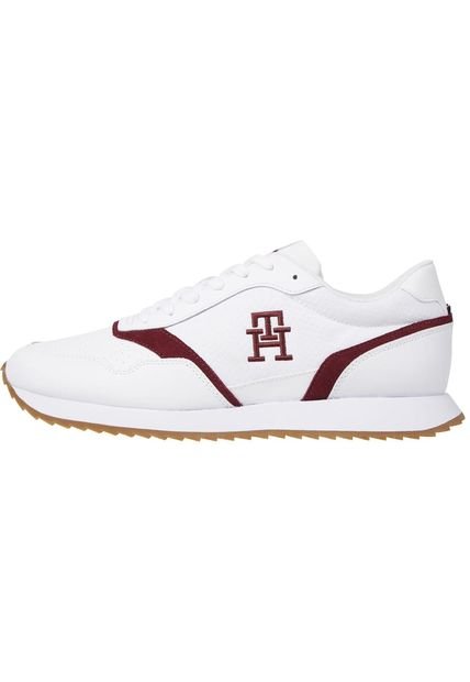 Tenis De Running De Cuero Th Monogram Tommy Hilfiger