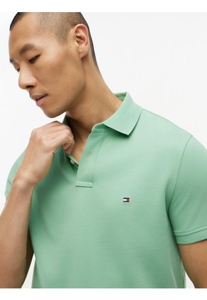 Polo Verde 1985 De Corte Regular Tommy Hilfiger