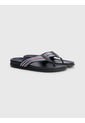 Sandalias Corporate Mixtas De Cuero Hombre Negro Tommy Hilfiger de Tommy Hilfiger