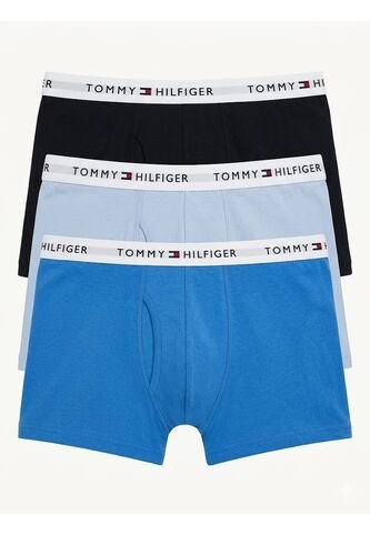 Pack Azul De 3 Bóxer Con Detalles Distintivos De Tommy Hilfiger Tommy Hilfiger Tommy Hilfiger