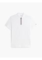 Polo Blanco En Algodón Fluido De Corte Regular Tommy Hilfiger de Tommy Hilfiger