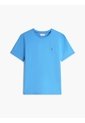 Camiseta Azul De Cuello Redondo Con Logo Bordado Tommy Hilfiger de Tommy Hilfiger