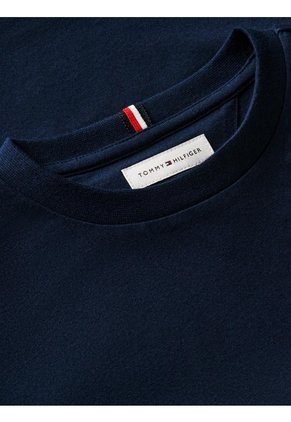 Camiseta Multicolor De Punto Con Contorno Del Logo Tommy Hilfiger