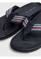 Sandalias Corporate Mixtas De Cuero Hombre Negro Tommy Hilfiger de Tommy Hilfiger