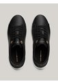 Tenis Negro En Cuero Tommy Hilfiger de Tommy Hilfiger
