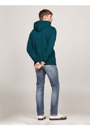 Buzo Verde Con Logo Distintivo Estilo Graffiti Tommy Jeans